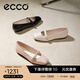 愛(ài)步（ECCO）芭蕾舞鞋女 25年倪妮同款時(shí)尚百搭瑪麗珍淺口單鞋 舞悅234303 HL 石灰色23430301378 36