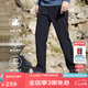 SCALER戶外軟殼褲加絨防水沖鋒褲加厚保暖防風登山褲 曜石黑-男 XL