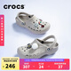 crocs卡駱馳貝雅洞洞鞋沙灘鞋|10126 卵石色-2V3 36/37(220mm) 