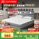 顧家家居京東家具2cm天然乳膠床墊專(zhuān)利深睡席夢(mèng)思夢(mèng)想墊PLUS1.8米京倉閃發(fā)