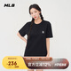 MLB短袖T恤男女百搭休閑經(jīng)典純色圓領(lǐng)25新款3ATSB0153-50BKS-M