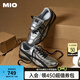MIO[楊紫同款]米奧2025春季新款芭蕾風(fēng)德訓(xùn)鞋圓頭運(yùn)動(dòng)休閑鞋阿甘鞋 銀/黑色 37