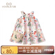 凡獵純棉印花氣質(zhì)連衣裙2025夏季連衣裙2025夏季新品女童寶寶無袖裙子 花色 100 cm