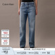 Calvin KleinJeans【復刻90系列】25春夏女士ck淺色復古直筒牛仔褲47B908G W99-牛仔藍 25