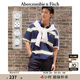 ABERCROMBIE & FITCH【情侶POLO】男裝25夏季小麋鹿條紋POLO短袖T恤KI124-5299 海軍藍 S (175/92A)