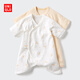 優(yōu)衣庫嬰幼兒寶寶蝴蝶衣/2件裝嬰兒衣服478389 40 奶油色 均碼 50-60