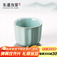 東道汝窯河南非遺 茶杯茶具陶瓷功夫茶杯開片可養(yǎng)汝瓷主人杯禮盒裝 玉樂杯 70ml