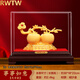 RWTW事事如意柿子擺件絨沙金辦公室客廳玄關(guān)酒柜裝飾品喬遷新居禮物 大號事事如意【絨沙金】