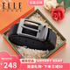 ELLE HOMME法國品牌男士皮帶男真皮針扣式頭層牛皮腰帶生日禮物送男友老公 911052-【專(zhuān)柜禮盒】/可指定尺碼發(fā)出 115cm -130cm默認發(fā)出（可修剪）
