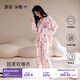 靜韻【深睡衣70】超柔軟熊貓睡衣女春秋A類(lèi)抑菌長(cháng)袖家居服套裝