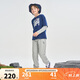 NIKE3BRAND 耐克童裝男女童純棉長袖T恤+長褲2件套秋季長T套裝