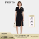 PORTS寶姿女裝春夏通勤風(fēng)西裝領(lǐng)連衣裙ALD8D042PWB023 黑色 6