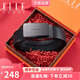 ELLE HOMME法國品牌男士皮帶男真皮自動扣牛皮褲腰帶生日情人節(jié)禮物送男友 【專柜禮盒】902179（可指定尺碼） 115cm -130cm默認(rèn)發(fā)出（可修剪）