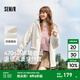 森馬（Semir）外套女仿羊羔毛搖粒絨雙面穿連帽舒暖重磅寬松夾克2024冬季新款 奶白10501 M 160/84A