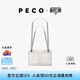 PECO946單肩真皮鏈條中號嬉皮包新款油蠟皮斜挎包送女友禮物七夕禮物 臟白色 頭層油蠟牛皮 現(xiàn)貨