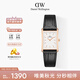 丹尼爾惠靈頓（DanielWellington）dw女表王佳佳同款Bound系列摩登方盤女士腕表送女友七夕禮物DW693