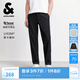 杰克·瓊斯（JACK&JONES）25年男裝秋季休閑褲男百搭松緊腰商務(wù)長褲萊賽爾親膚品牌褲子男士 E40黑色 31 175