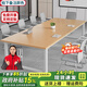 京英會(huì )議桌長(cháng)桌現代簡(jiǎn)約會(huì )議室桌椅組合長(cháng)方形長(cháng)條桌子工作臺辦公桌子 長(cháng)180寬80高74會(huì )議可坐6人