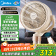 美的（Midea）空氣循環(huán)扇 電風扇家用立式變頻輕音臥室落地扇語音聲控抗菌空氣凈化扇一級能效小風扇 GDI24RY 