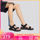 斯凱奇（Skechers）涼鞋男秋季軟底踩屎感外穿男鞋拖鞋沙灘鞋232893
