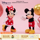 迪士尼（Disney）經(jīng)典米奇米妮毛絨玩偶玩具大號公仔抱枕生日七夕情人節(jié)女生禮物 米奇紅色中號+米妮紅色中號