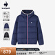 樂卡克（Le coq sportif）【三色】法國(guó)公雞秋冬短款羽絨服 海軍藍(lán)色 L