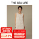 THE SEA LIFE歐海一生 連衣裙女新款清新文藝感立體提花無(wú)袖連衣裙Y16962 亞麻色 M