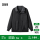森馬夾克男防水冬季復古工裝風(fēng)加絨外套百搭oversize 黑色90001 特寬松/介意拍小一碼 175/92A/L