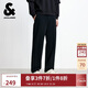 杰克·瓊斯（JACK&JONES） 男裝秋季經(jīng)典百搭休閑純棉舒適松緊抽繩運(yùn)動(dòng)直筒衛(wèi)褲22531D030