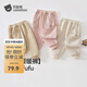 貝肽斯兒童褲子女童衛(wèi)褲加絨秋冬新款加厚休閑長(zhǎng)褲寶寶運(yùn)動(dòng)褲 卡其色 90 cm