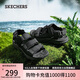 斯凱奇（Skechers）七夕禮物涼鞋男士夏季透氣運(yùn)動(dòng)涼拖鞋男鞋平底踩屎感沙灘鞋237586