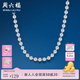 周六福（ZLF）S925銀飾項鏈女光珠鏈無(wú)吊墜百搭簡(jiǎn)約銀飾圓珠素鏈配飾 素鏈45cm