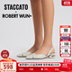 思加圖博主推薦【STACCATOxROBERTWUN】新款鎧甲花朵涼鞋9ER60CH3 西伯利亞白 37