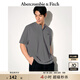 ABERCROMBIE & FITCH【重磅亨利衫】男裝25夏新款經(jīng)典小麋鹿寬松短袖T恤KI124-5188 深灰色 M (180/100A)