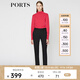 PORTS寶姿商場(chǎng)同款秋冬新品女裝長(cháng)袖套頭衫LA9K503GZH008 杜鵑紅 S