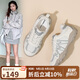 ZHR休閑鞋女輕便回彈薄款德訓(xùn)鞋女戶外軟底運(yùn)動(dòng)女鞋 QS62 米灰色 40