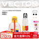 Vector兒童滑雪服套裝男女童加絨保暖防風(fēng)防水冬季戶(hù)外運動(dòng)滑雪衣褲裝備 玩酷白套裝 130cm