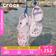 卡駱馳crocs洞洞鞋貝雅男鞋女鞋輕便耐磨一腳蹬拖鞋休閑鞋|10126 裸粉-6PI 37 /38(230mm)
