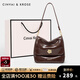 CinvaiKrose包包女包輕奢復古單肩包女式2025新款高級感郵差包女斜挎包 咖啡色
