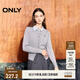 ONLY秋冬時(shí)尚簡(jiǎn)約溫柔純色寬松開(kāi)衫針織衫女|12433A006 G12 中花灰色 S (160) 80A