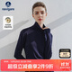 Navigare意大利小帆船女士高領(lǐng)修身打底衫高彈內搭純色長(cháng)袖T恤2335084501