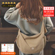 BLACKKISS跨國品牌女包斜挎包帆布包餃子包女旅行包休閑包戶(hù)外包男女通用包 卡其色大號（優(yōu)質(zhì)版本）容量超大