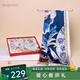 寶石蝶真絲絲巾女純桑蠶絲圍巾披肩教師節(jié)中秋禮物女生日禮盒/薔薇滿庭1