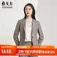 雅戈爾套西上衣女毛料系列女西服更顯年輕簡潔大氣商場同款 咖色千鳥格 L 160/84A