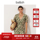 ba&sh bash法式氣質(zhì)v領(lǐng)短袖碎花茶歇連衣裙多色女1E22TAIS VERT S (0)