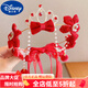 迪士尼（Disney）兒童格格發(fā)箍小女孩宮廷風(fēng)頭箍古裝娘娘旗頭發(fā)卡女童新年漢服頭飾 熱售5#紅色皇冠花朵珠鏈吊墜