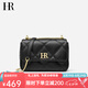 HR赫蓮娜包包女包小香風(fēng)菱格鏈條包女百搭單肩斜挎包女小包七夕禮物 黑色