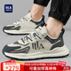 海瀾之家HLA男鞋百搭潮流運動(dòng)鞋男網(wǎng)面透氣休閑鞋男 M199白藍色41