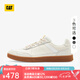 CAT卡特休閑鞋皮鞋男鞋25春新品牛皮鞋面輕便戶外鞋商場(chǎng)同款P726321 白+灰 41