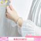 GONMCEAN白水晶手鏈女學(xué)生海藍寶灰兔毛水晶手串飾品簡(jiǎn)約禮物 灰兔毛款